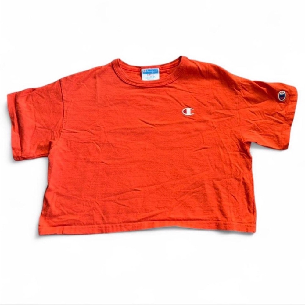 Champion Orange Cropped Tee